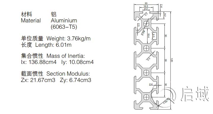 30120工業鋁型材